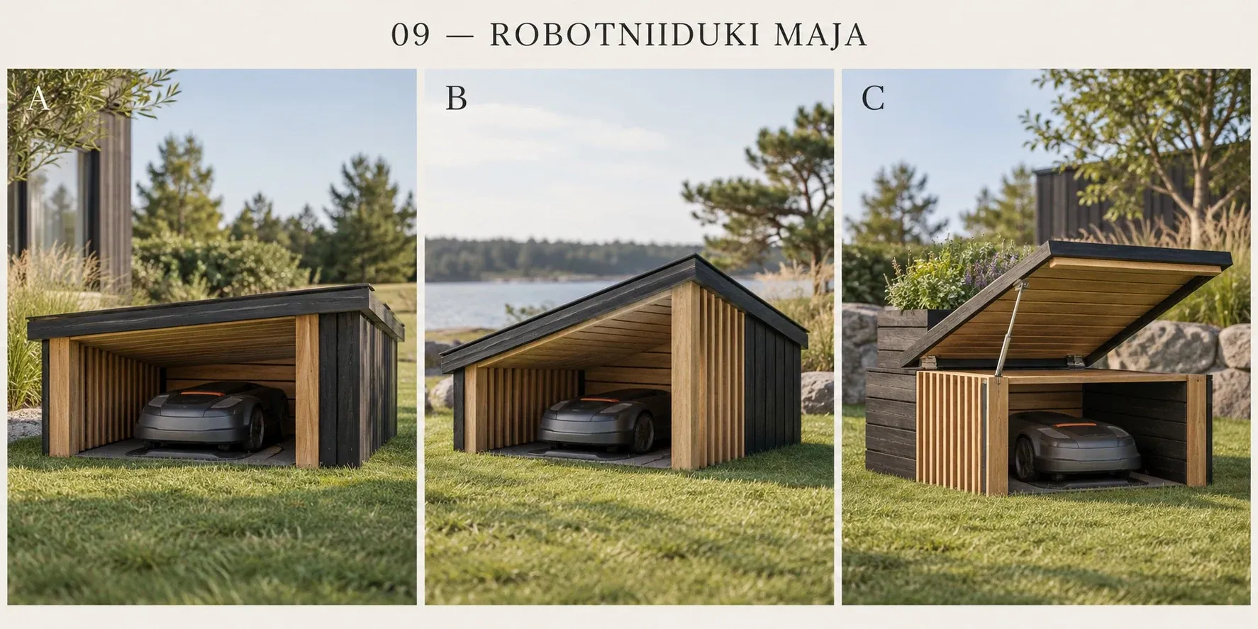Robotniiduki disainmaja – variandid