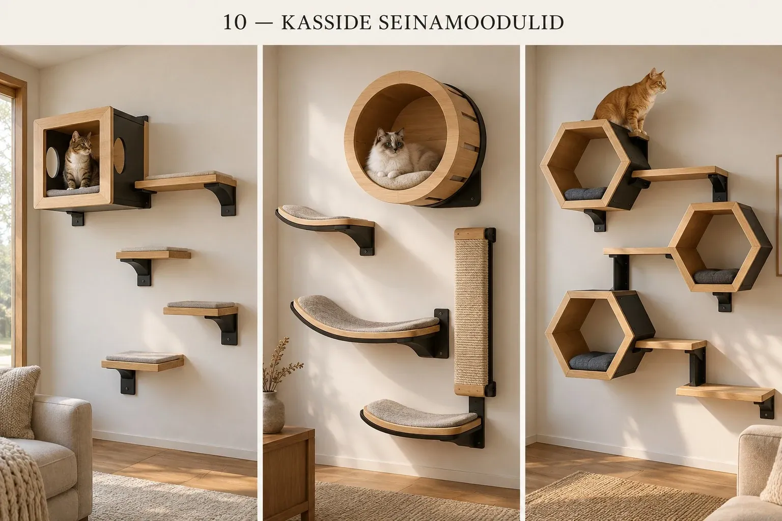Kasside seinamoodulid – variandid